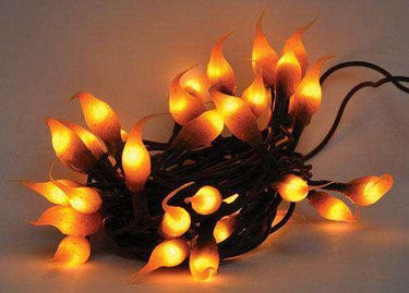 Mustard Grubby Lights - 35 Count - The Fox Decor